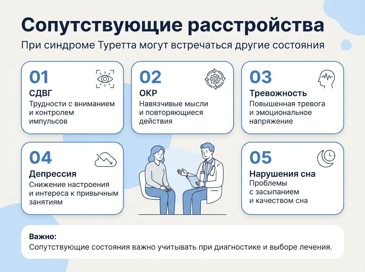 Лечение синдрома Туретта в Яровом инфографика